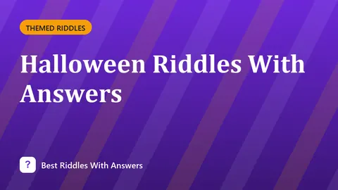 Halloween Riddles With Answers